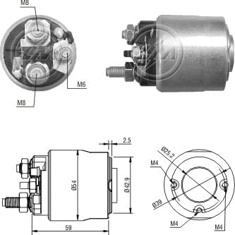 AUTOMATICO RELE MOTOR PARTIDA VALEO PALIO-SIENA 96-04 12V - ZM3495