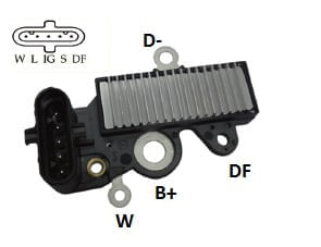 REGULADOR VOLTAGEM ALTERNADOR 28V VWCAMINHÃO 15180/AXOR 18SI - IKR5338