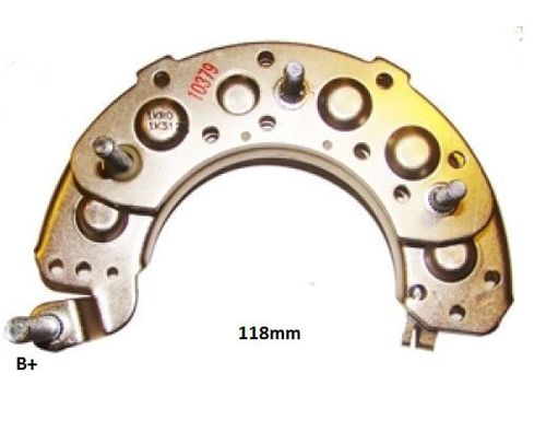 PLACA RETIFICADORA ALTERNADOR 100AH  ALT POONG SUNG BESTA   BONGO 80 A 85AH  - IKR3126
