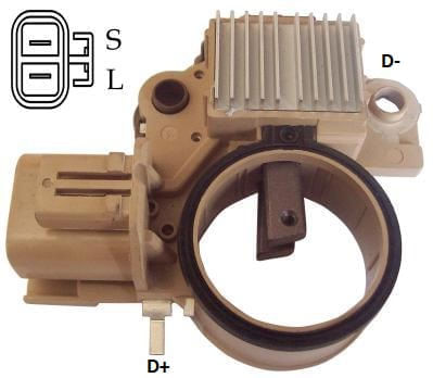 REGULADOR VOLTAGEM ALTERNADOR 14VHYUNDAI H100  - IKR5081