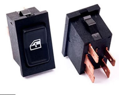 INTERRUPTOR VIDRO ELETRICO SIMPLES VW SANTANA 84 ATE 87 - ALMPAY - AMP540.0049