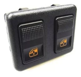 INTERRUPTOR VIDRO ELETRICO DUPLO VW GOL 95 .96  SANTANA 91 ATE 96 DIANT.ESQ. -ALMAPY- AMP540.0034