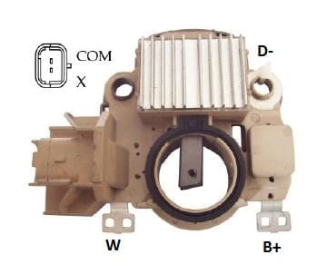 REGULADOR VOLTAGEM ALTERNADOR 14V HONDA     CIVIC 2012 - IKR5499