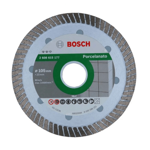 Disco Diamantado Turbo - 105mm  - Bosch - Para Porcelanato