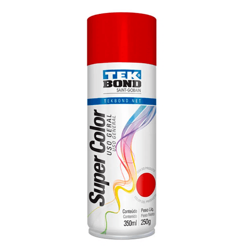 Tinta Spray Uso Geral  - 350ml - Tek Bond