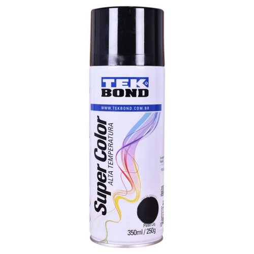 Tinta Spray Alta Temperatura  -  350ml - Tek Bond