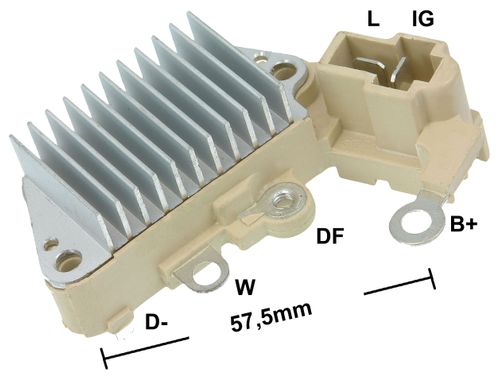REGULADOR ALTERNADOR EQUIPAMENTOS DENSO 14V - GA872