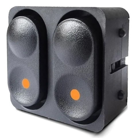 INTERRUPTOR VIDRO ELETRICO DUPLO DIANT. ESQUERDO GM KADETT 94 ATE 98  CORSA CLASSIC 96 ATE 2015.. -ALMAPY- AMP510.0014
