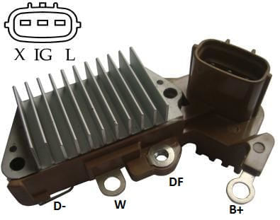 REGULADOR VOLTAGEM ALTERNADOR ELETRICO TOYOTA - IKR5462