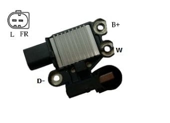 REGULADOR VOLTAGEM VALEO TOYOTA ETIOS 17-18 - COROLLA 16-17 - IKR5923