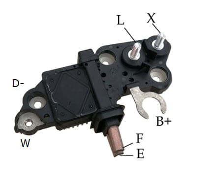 REGULADOR VOLTAGEM ALTERNADOR RETROESCAVADEIRA 140K/160K/120K - IKR5106