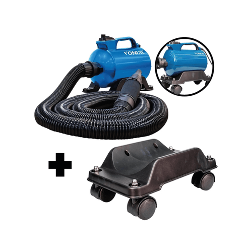 KIT SOPRADOR DE AR TERMICO PRO 220V E SUPORTE COM ROLDANAS VONIXX