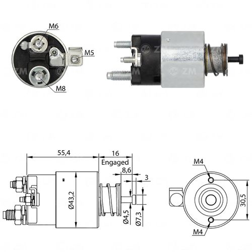 RELE DE PARTIDA PEUGEOT/CITROEN - ZM5391