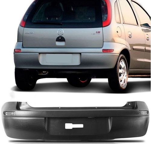 Parachoque Tras Corsa Hatch 2003 Mod Novo