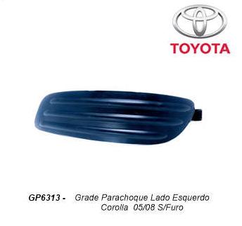 Grade Parachoque Diant Toyota Corolla 05 08 Esq