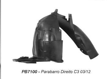Protetor Paralama Diant Citroen C3 03 12 Dir