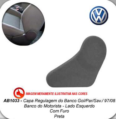 Capa Lateral Banco Gol (Ext. Esq) Preto 97 08