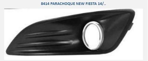 Grade Parachoque Diant New Fiesta 14 Dir Preta C Farolet