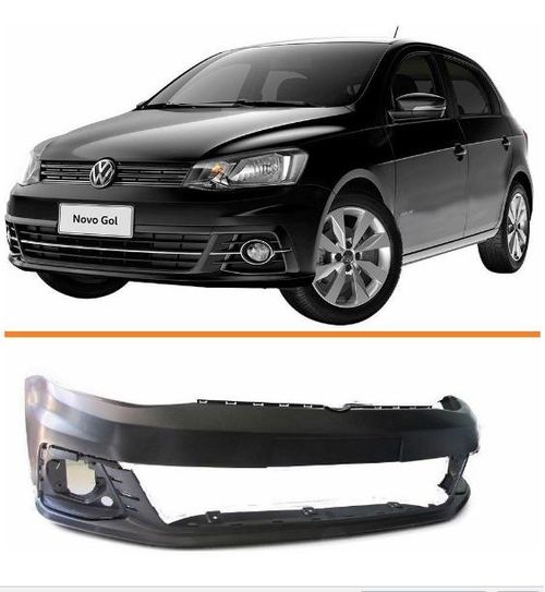 Parachoque Dianteiro Gol G7 2016 A 2018 Preto Liso