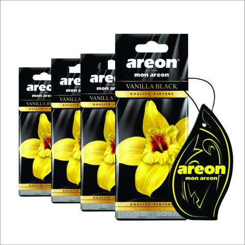 Aromatizante Mon Areon Vanilla Black - 4 Peças