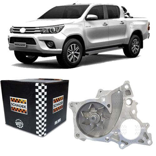 Bomba Dagua Toyota Hilux 2.8 16V Diesel 2016 A 2021