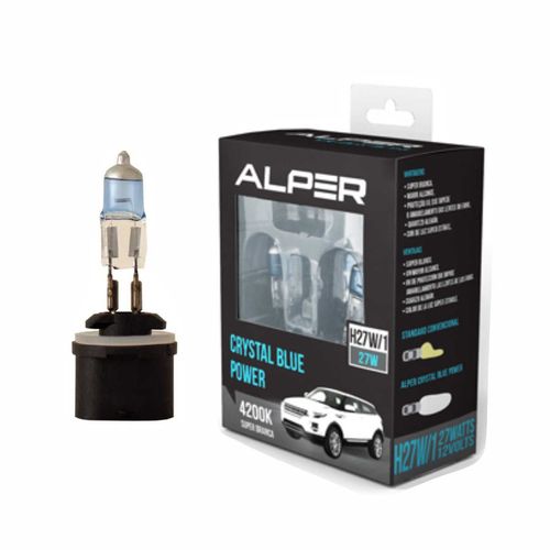 Par Lâmpada H27/1 Alper Crystal Blue Power 12V 27W 4200K