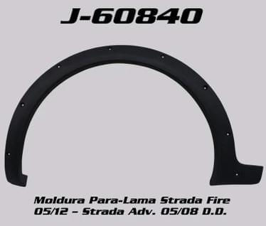 Moldura Paralama Fiat Strada Adventure 05 08 Diant Dir