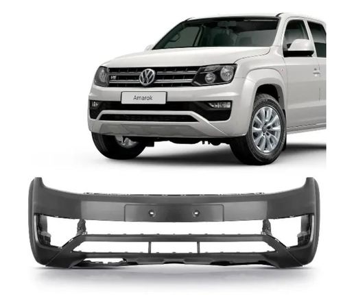 Parachoque Dianteiro Amarok 2017 A 2021 Preto Liso