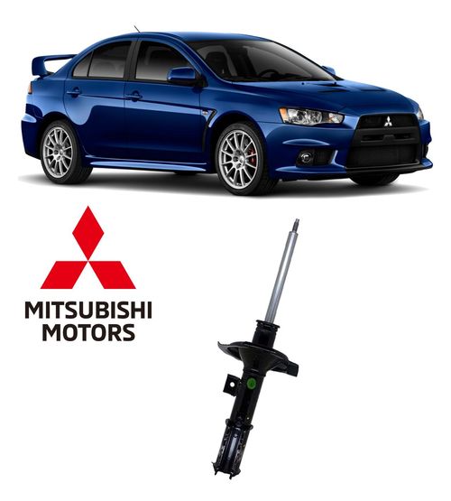 Amortecedor Dianteiro Mitsubishi Lancer 2009 A 2019 Direito