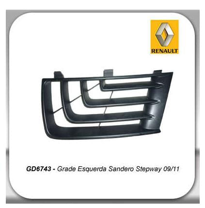 Grade Radiador Diant Renault Sandero Stepway 2009 A 2011 Esq
