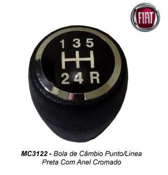 Manopla Alavanca Cambio Fiat Palio 12 Punto 08 Grand Siena