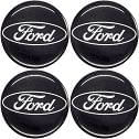Emblema Calota Resinado (Ford) Preto 48Mm