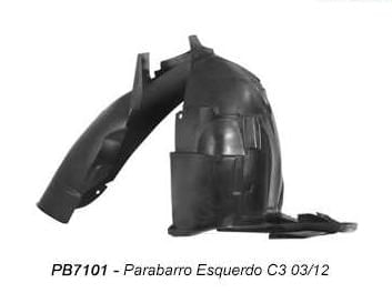 Protetor Paralama Diant Citroen C3 03 12 Esq