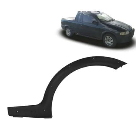 Moldura Paralama Fiat Strada Adventure 01 06 Tras Esq