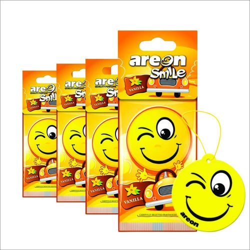 Aromatizante Areon Smile Vanilla - 4 Peças