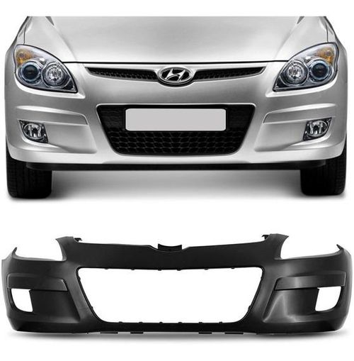 Parachoque Diant Hyundai I30 09 12 Liso S Grade C Farolete