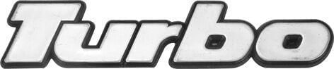 Emblema Turbo Cinza