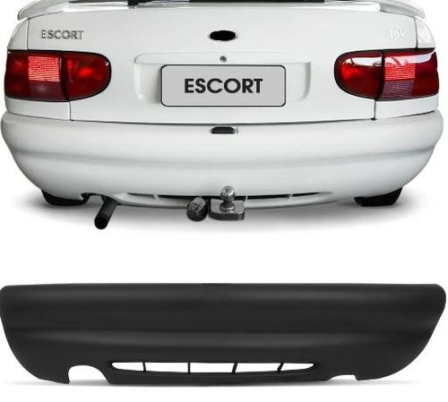 Parachoque Tras Escort Zetec 98 Preto Texturizado