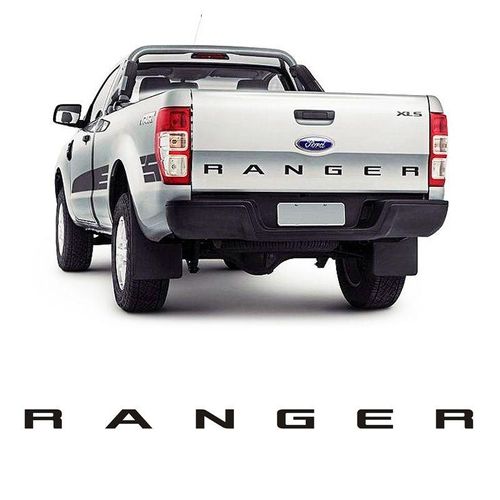 Faixa Adesiva Ranger Tampa Tras 13 Preta