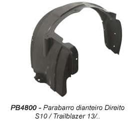 Protetor Paralama Diant S-10 Trailblazer 13 Dir