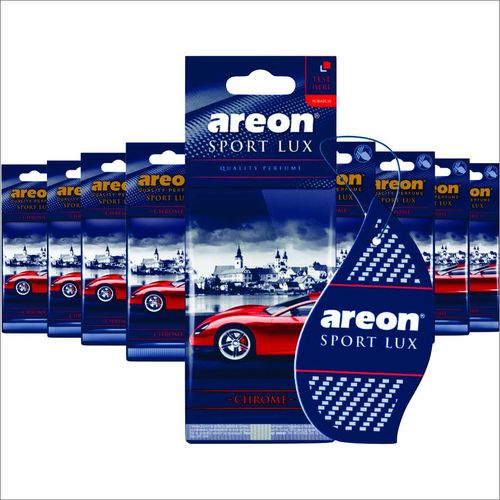 Aromatizante Areon Sport Lux Chrome - 9 Peças