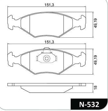 Pastilha Freio Dianteira Fiat Palio 1998 Sistema Teves