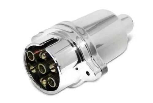 Tomada Luz P Carretinha Macho Cromada