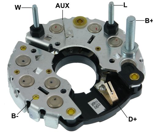 PLACA RETIFICADORA ALTERNADOR FORD TRANSIT BOSCH 130A - GA1706
