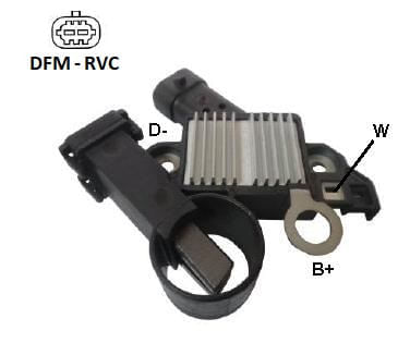 REGULADOR VOLTAGEM ALTERNADOR COBALT/CRUZE/ ONIX 11.. - IKR5063