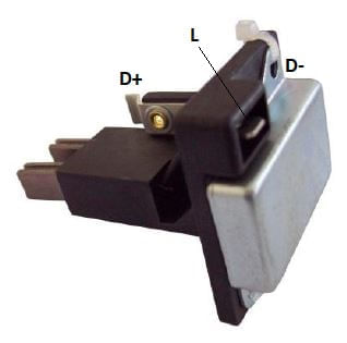 REGULADOR VOLTAGEM ALTERNADOR VW-KOMBI/BRASILIA/FUSCA14V 55A - IKR5999