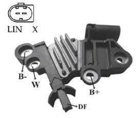 REGULADOR VOLTAGEM ALTERNADOR RANGER  ECOSPORT 2013 ATE 2014  VOLVO C30 C70 S540 V50 - IKR5058