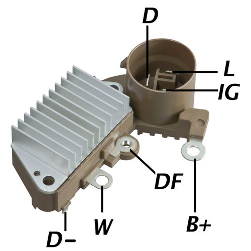 REGULADOR ALTERNADOR GM SUZUKI 14V - GA818