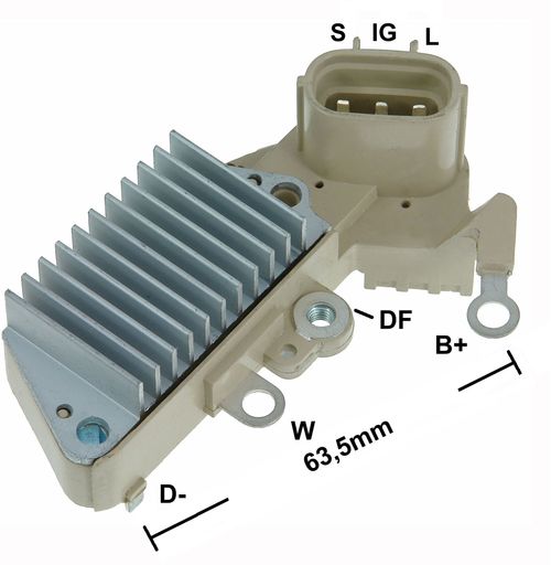 REGULADOR ALTERNADOR TOYOTA CAMRY DENSO 14V - GA851