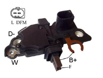 REGULADOR VOLTAGEM ALTERNADOR VW GOL /PARATI /GOL F 14V  - IKR5225